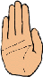 右手・閉